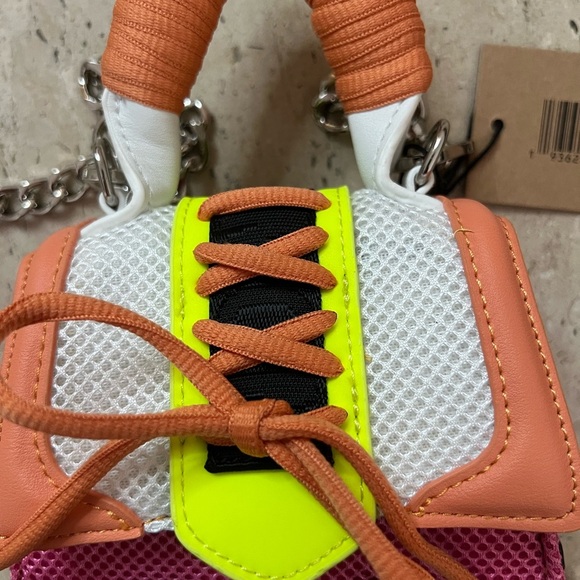 Steve Madden Bdoraa Orange Mul Flap Too Handle Bag - Picture 2 of 7